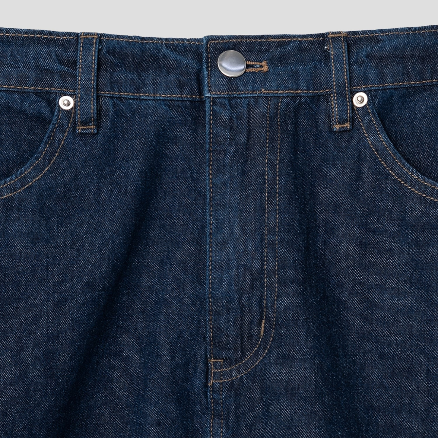 8 seconds Setup Denim Skirt - Navy