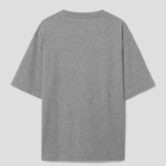Maison Kitsuné Men Embroidery Oversize Tee-Shirt – Medium Grey Melange