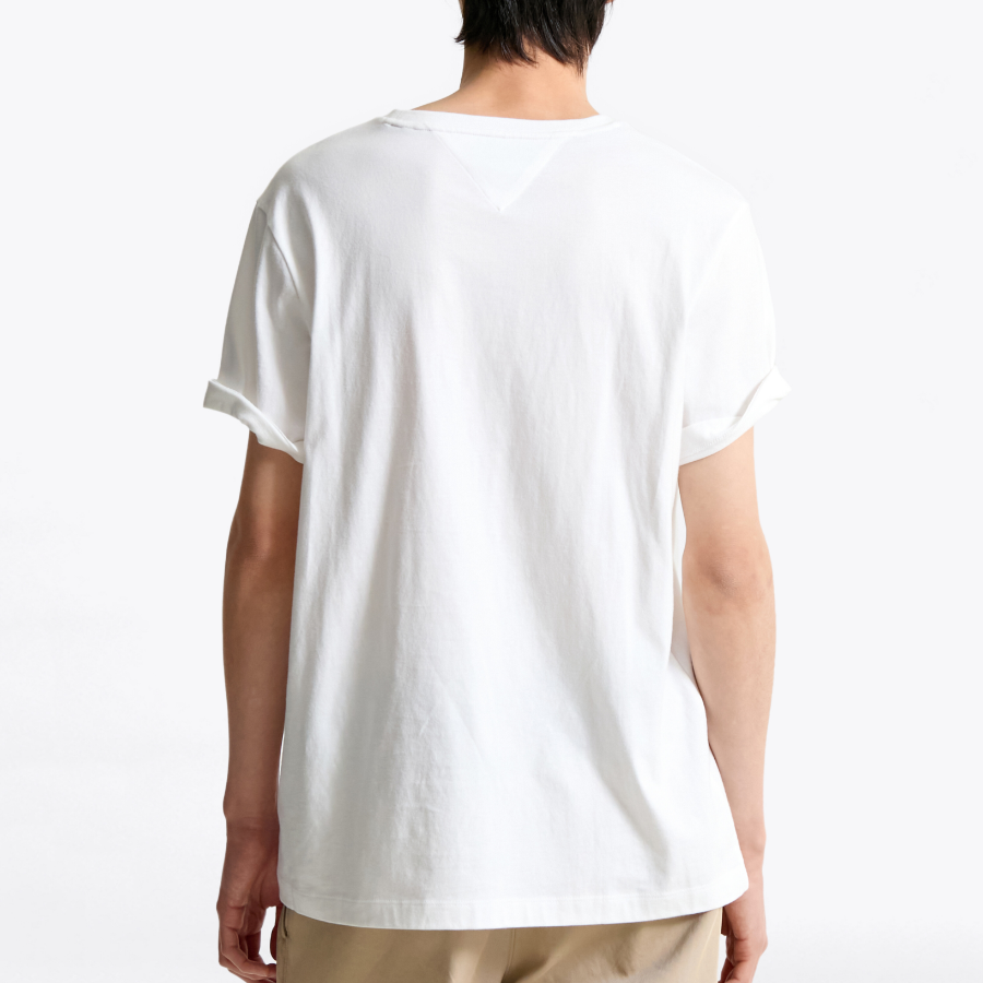 TOMMY HILFIGER [Official Headquarters] Solid Pocket T-Shirt