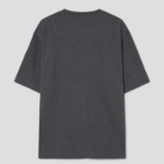 Maison Kitsune Men Bold Fox Head Patch Oversize Tee Shirt - Dark Grey Melange