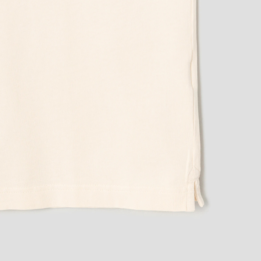 Maison Kitsune Men Maison Kitsune Handwriting Embroidery Oversize Tee - Alabaster