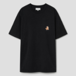 Maison Kitsune Men Speedy Fox Patch Comfort Tee-Shirt - Black