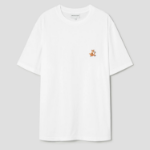 Maison Kitsune Men Speedy Fox Patch Comfort Tee-Shirt - White