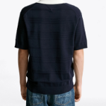 TOMMY HILFIGER [Official Headquarters] Stripe Structure Polo Knit