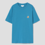 Maison Kitsune Men Speedy Fox Patch Comfort Tee-Shirt - Freshwater