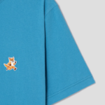Maison Kitsune Men Speedy Fox Patch Comfort Tee-Shirt - Freshwater