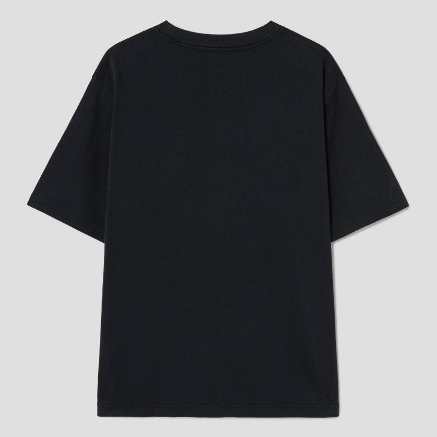 Maison Kitsune Men Tonal Fox Head Patch Comfort Tee Shirt - Black