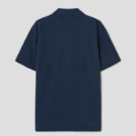 Maison Kitsune Men Tonal Fox Head Patch Comfort Polo - Ink Blue