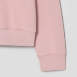 Maison Kitsune Men Bold Fox Head Fleece Oversize Polo Sweatshirt - Pink Clay