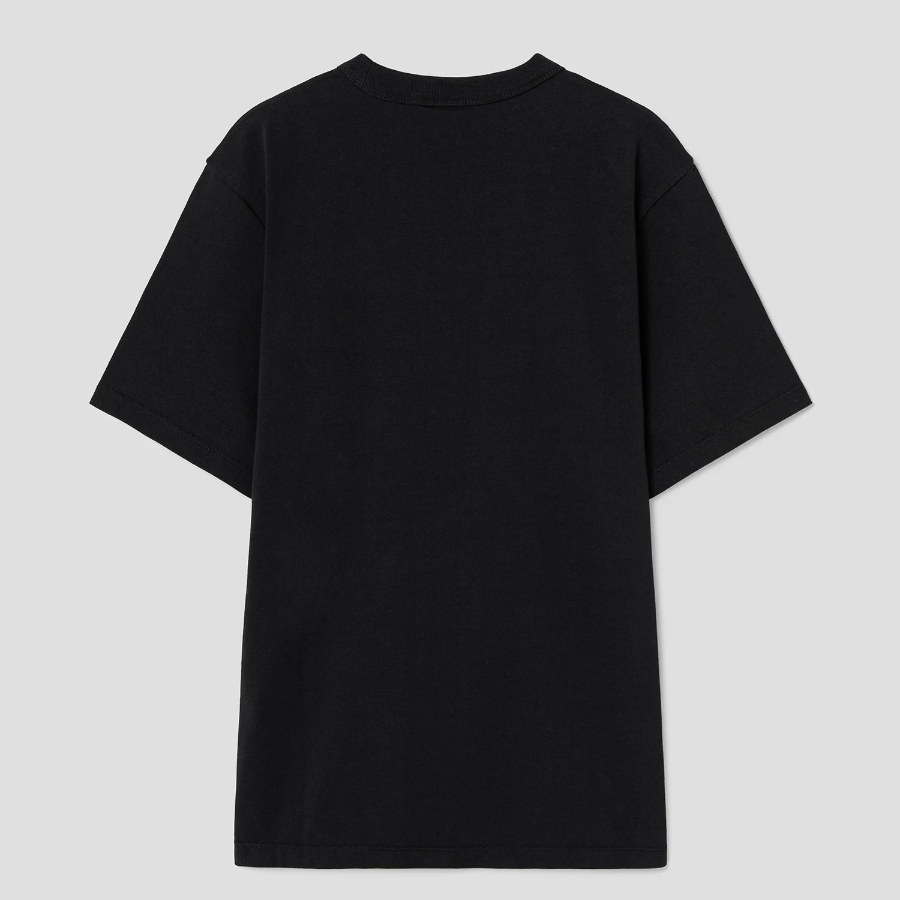 Maison Kitsune Unisex Cafe Kitsune Coffee Cup Relax Tee-Shirt - Black