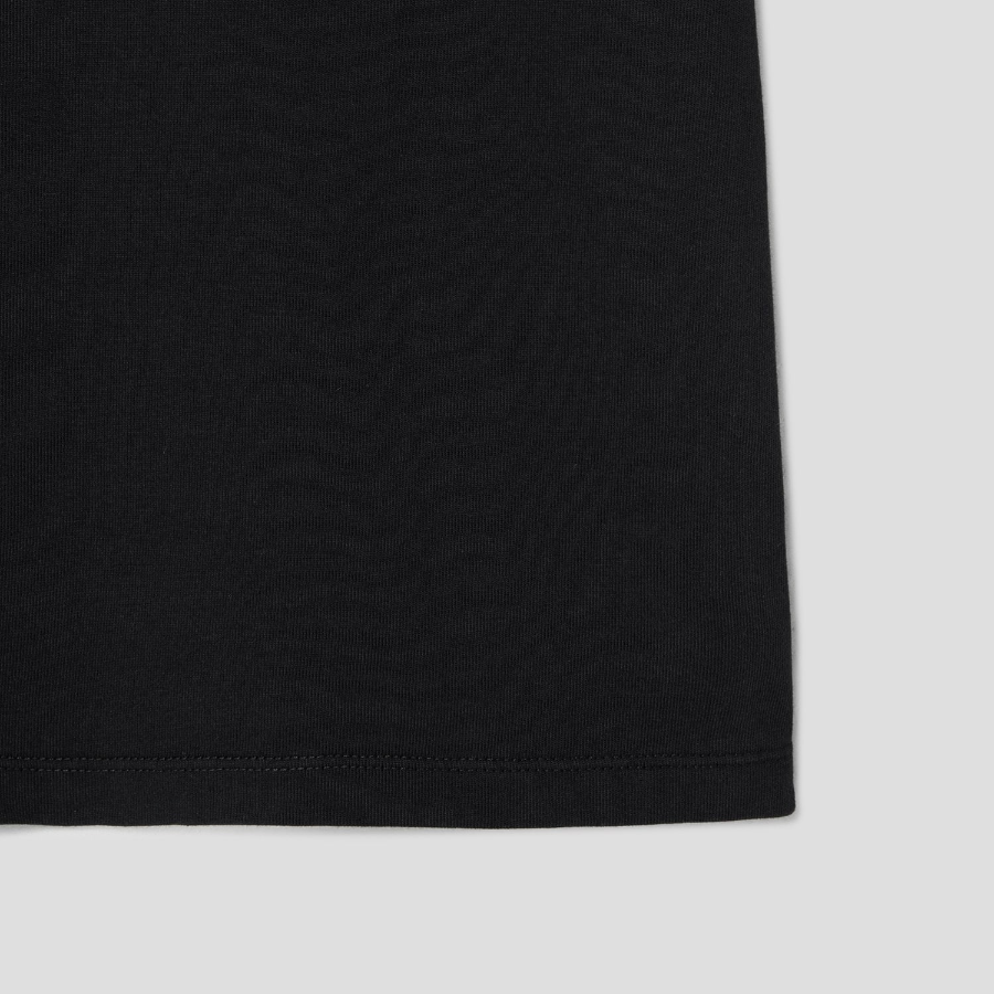 Maison Kitsune Unisex Cafe Kitsune Coffee Cup Relax Tee-Shirt - Black