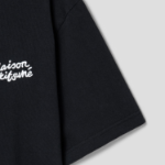 Maison Kitsune Men Maison Kitsune Handwriting Embroidered Comfort Tee-Shirt - Black