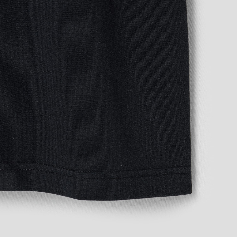 Maison Kitsune Men Maison Kitsune Handwriting Embroidered Comfort Tee-Shirt - Black