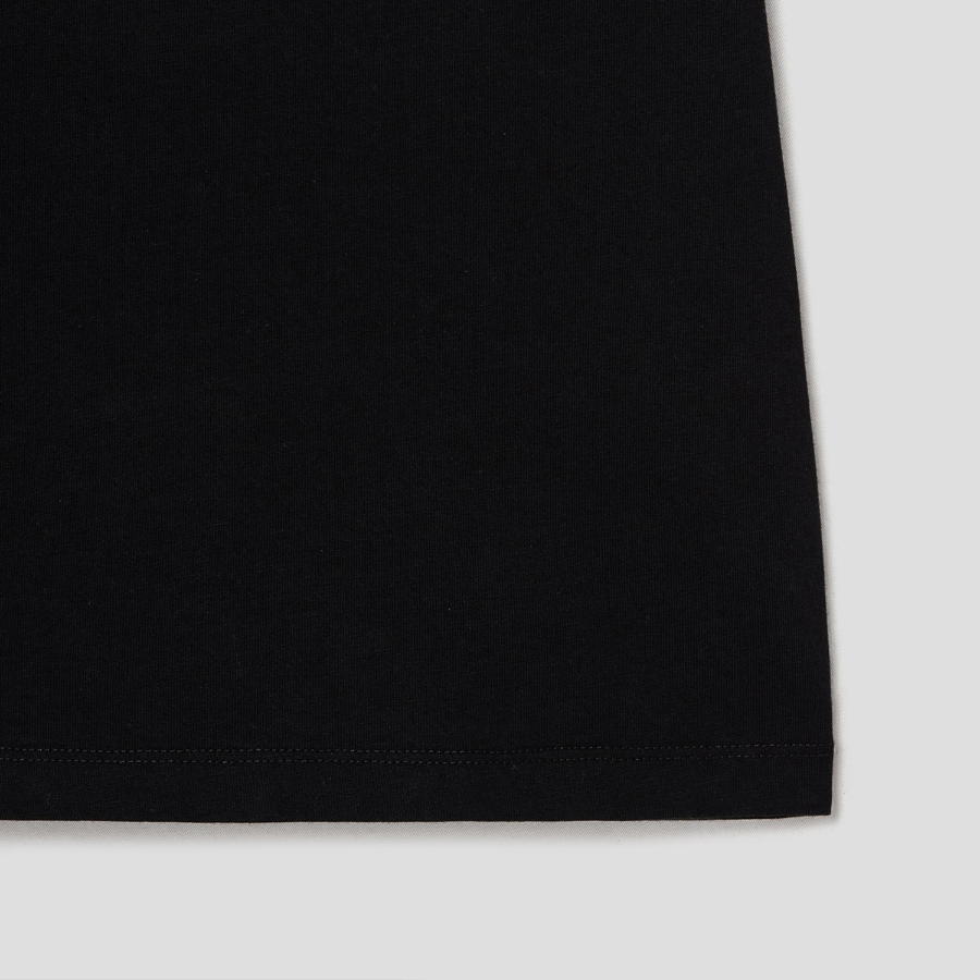 Maison Kitsune Unisex Cafe Kitsune Classic Tee-Shirt - Black