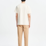 Maison Kitsune Unisex Cafe Kitsune Classic Tee-Shirt - Latte