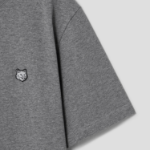 Maison Kitsune Men Bold Fox Head Patch Comfort Tee-Shirt - Medium Grey Melange