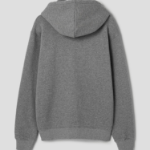 Maison Kitsune Men Bold Fox Head Patch Comfort Zipped Hoodie - Medium Grey Melange