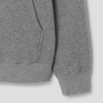 Maison Kitsune Men Bold Fox Head Patch Comfort Zipped Hoodie - Medium Grey Melange