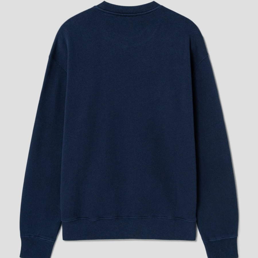 Maison Kitsune Men Bold Fox Head Patch Comfort Sweatshirt - Ink Blue