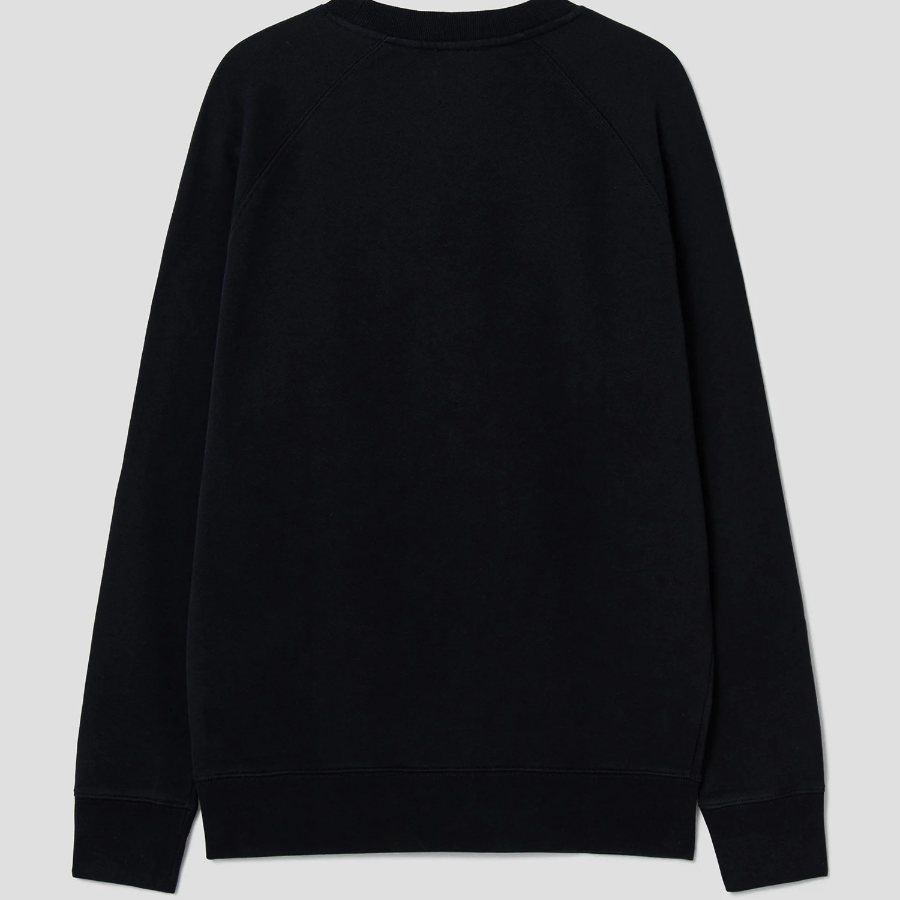 Maison Kitsune Unisex Sweatshirt Cafe Kitsune - Black