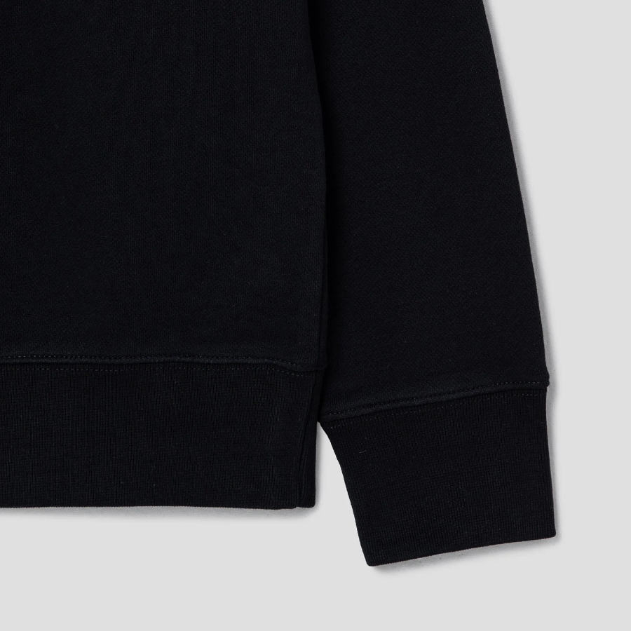 Maison Kitsune Unisex Sweatshirt Cafe Kitsune - Black