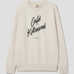 Maison Kitsune Unisex Sweatshirt Cafe Kitsune - Latte