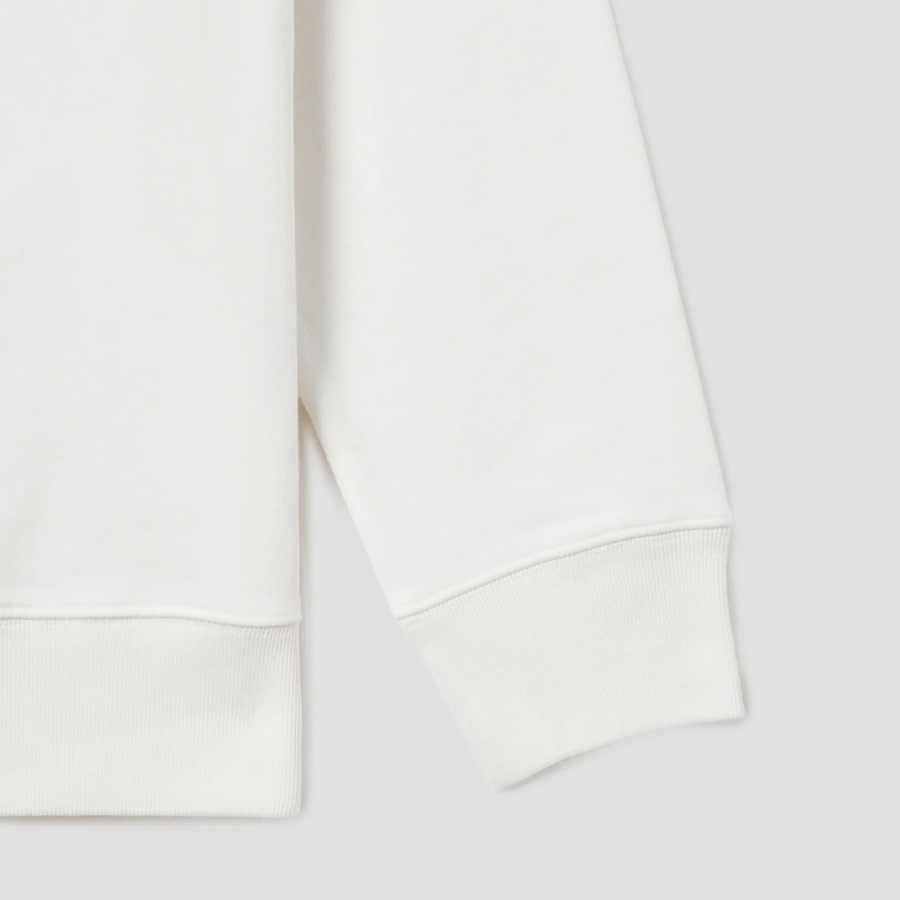 Maison Kitsune Men Double Fox Head Patch Classic Sweatshirt - Ecru