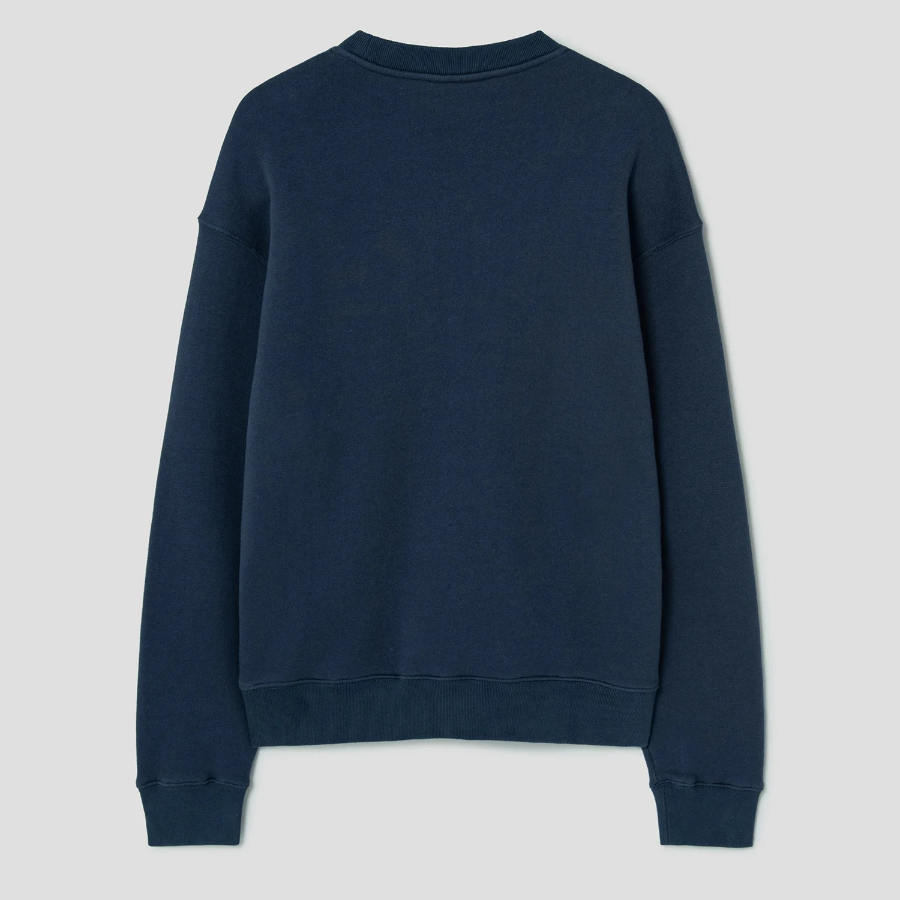 Maison Kitsune Men Tonal Fox Head Patch Comfort Sweatshirt - Ink Blue