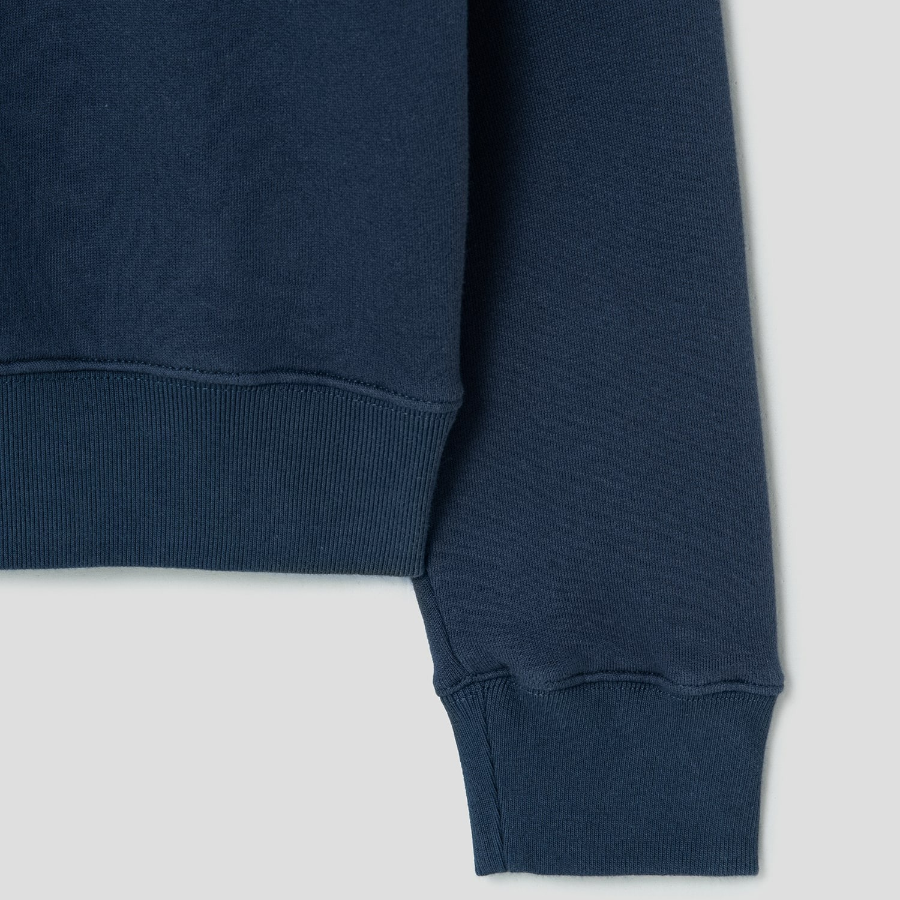 Maison Kitsune Men Tonal Fox Head Patch Comfort Sweatshirt - Ink Blue