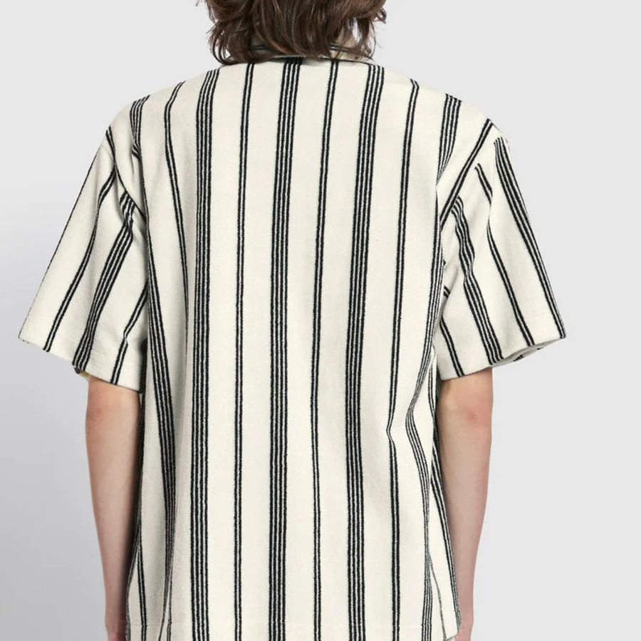 JAJU Unisex Terry Short Sleeve Shirt – Light Navy