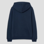 Maison Kitsune Men Tonal Fox Head Patch Comfort Zipped Hoodie - Ink Blue