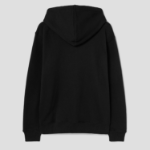 Maison Kitsune Men Tonal Fox Head Patch Comfort Zipped Hoodie - Black