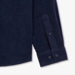 JAJU Men’s Loose Fit Corduroy Shirt – Navy