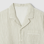 JAJU Summer Double Cotton 5-Piece Pajama Set – Light Khaki