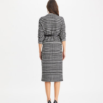 TORY BURCH Kendra Jacquard Cardigan – Black