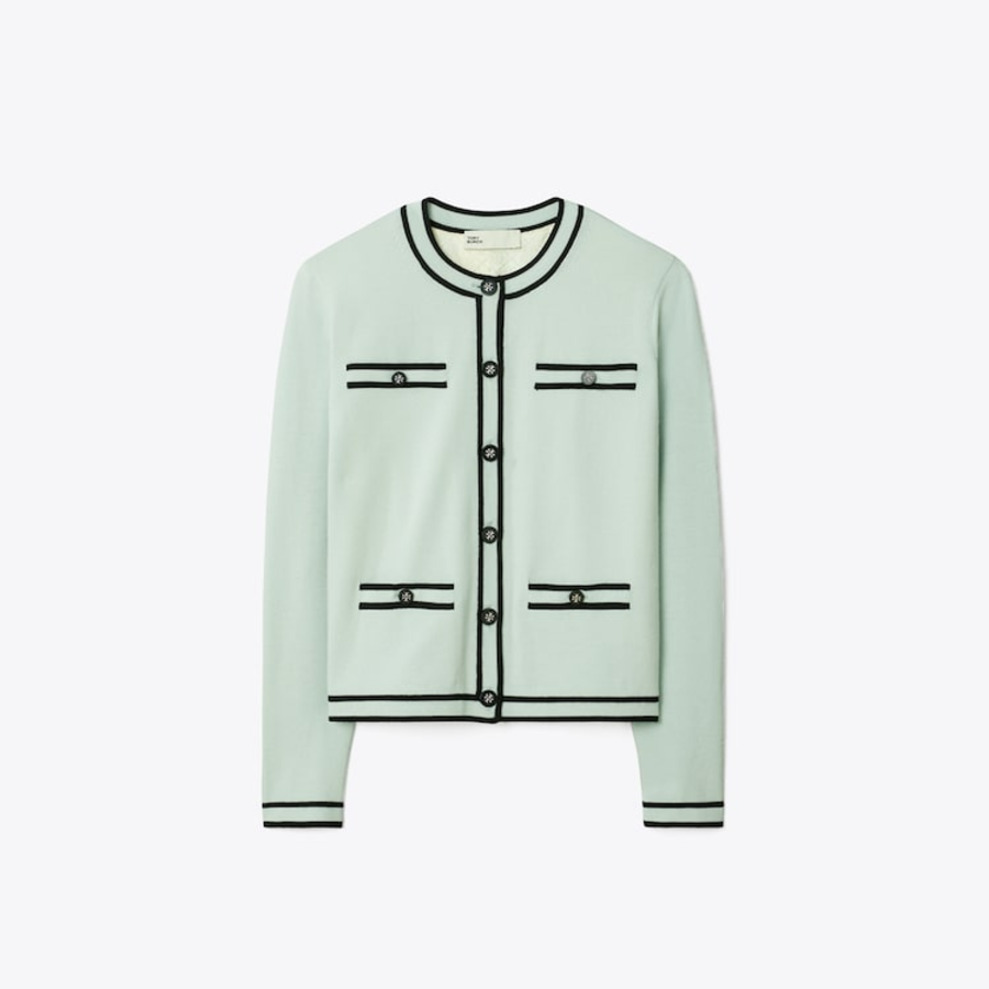 TORY BURCH Kendra Cardigan – Mint