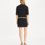 TORY BURCH Kendra Chain Cardigan – Black