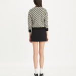 TORY BURCH Jacquard Viscose Cardigan – Ivory