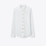 TORY BURCH Cotton Poplin Shirt – White