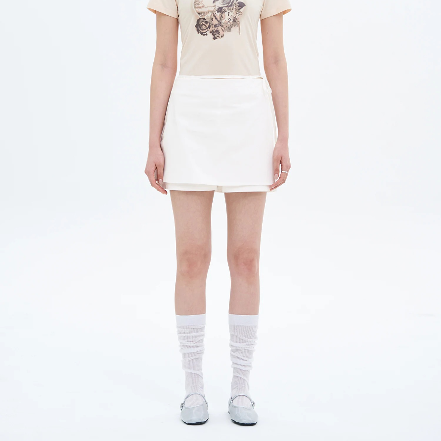 8 seconds Mini Skirt - White