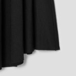 8 seconds Asymmetric Jersey Skirt - Black