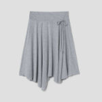 8 seconds Asymmetric Jersey Skirt - Grey