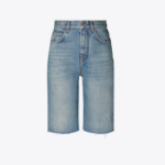 TORY BURCH Cotton Denim Short – Blue