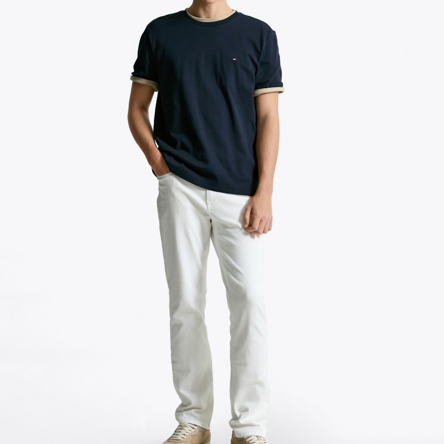 TOMMY HILFIGER [Official Headquarters] Light Interlock T-Shirt