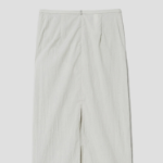 8 seconds Shirring Asymmetric Long Skirt - Light Green