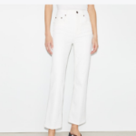 TORY BURCH Cropped Flare Jean – White