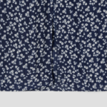 8 seconds Pattern Shirring Skirt - Navy