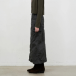 8 seconds Washed Long Skirt - Ash