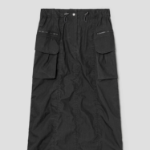 8 seconds Washed Long Skirt - Ash