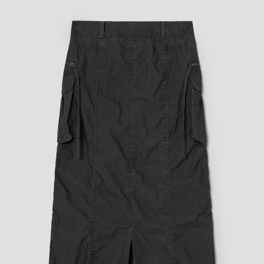 8 seconds Washed Long Skirt - Ash